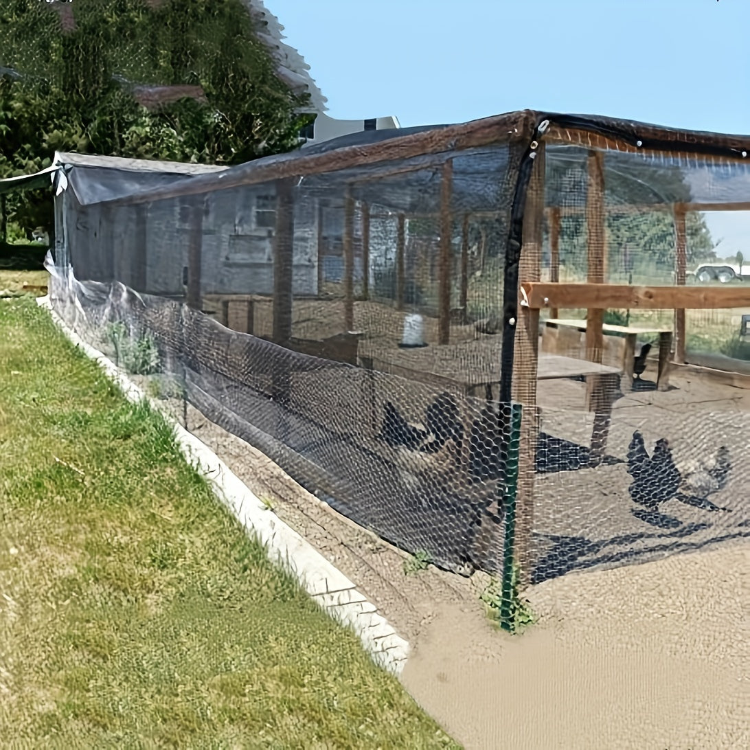 40% Shade Cloth for Gardens, Mesh Sunshade Netting, Sunblock Material with Grommets Designed for Plant Heat Protection in Patios, Outdoor Areas, Greenhouses, Pergolas, And Chicken Coops