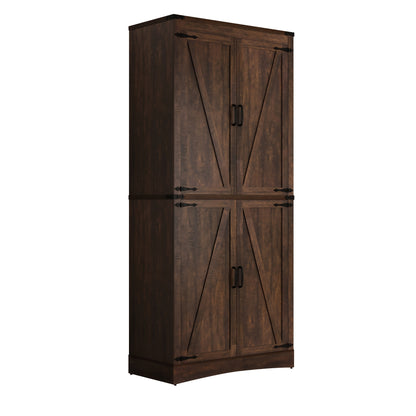 Storage Cabinet shown in the Brown option