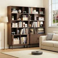 8-Cube Organizer Shelf Walnut