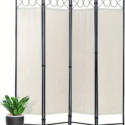 Room Divider, Folding Privacy Screen 4 Panels Portable Wall Divider Partition Room Dividers for Home Office Room Separation