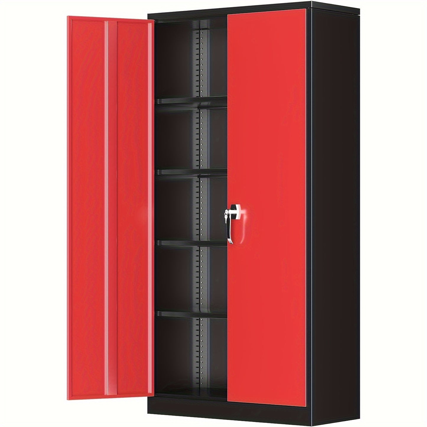 Storage Cabinet shown in the Red option