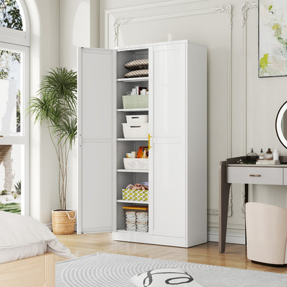 Storage Cabinets and Pantry Cabinets shown in the 【WHITE】 option