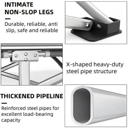 75-Inch Oversized Folding Bed with Tool-Free Assembly for Bedroom Comfort and Support detail image - detail view 14