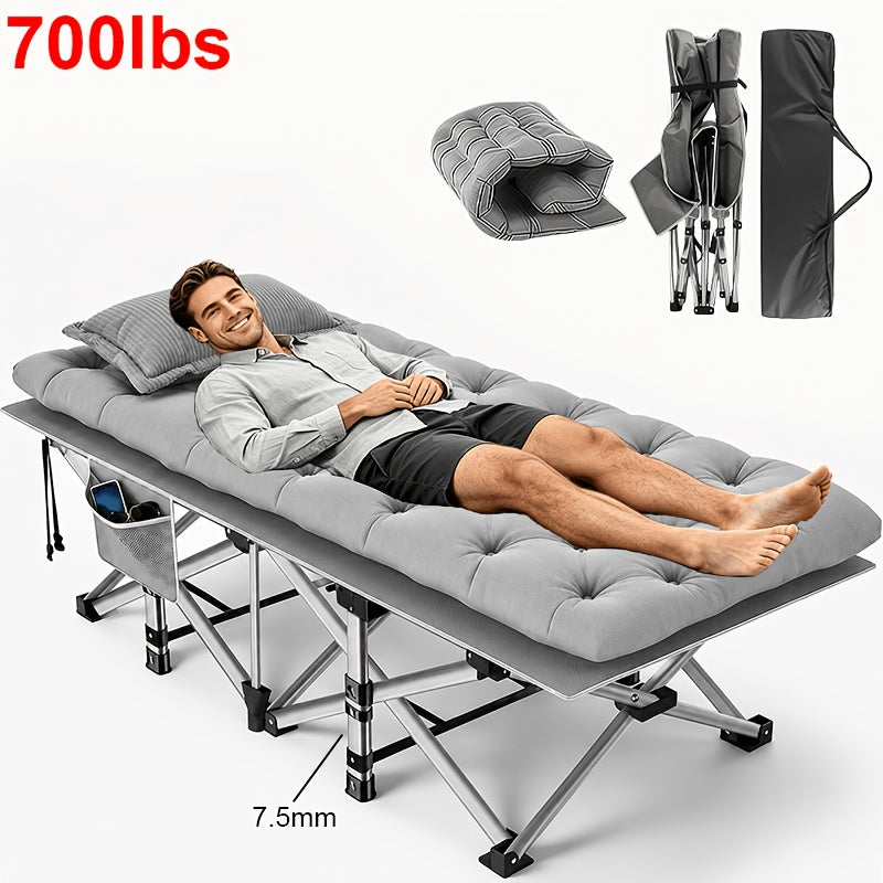 Folding Bed shown in the Gray-700lbs option