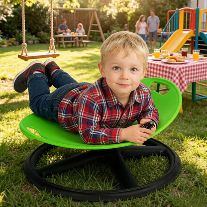 Chairs for Offices And Step Stools - Spin Chair for Children with Autism | Blue And Orange Oval Eggshell Pattern Featuring a Non-Slip Metal Base Designed for Training And Rehabilitation Ideal for Both Training Facilities And Home Environments