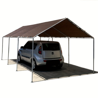 Heavy Duty 16 Mil Brown Poly Tarp Waterproof UV Resistant Ripstop Tarpaulin with Grommets & Reinforced Edges – 1000D PVC Coating, 14 Sizes, Free US Shipping