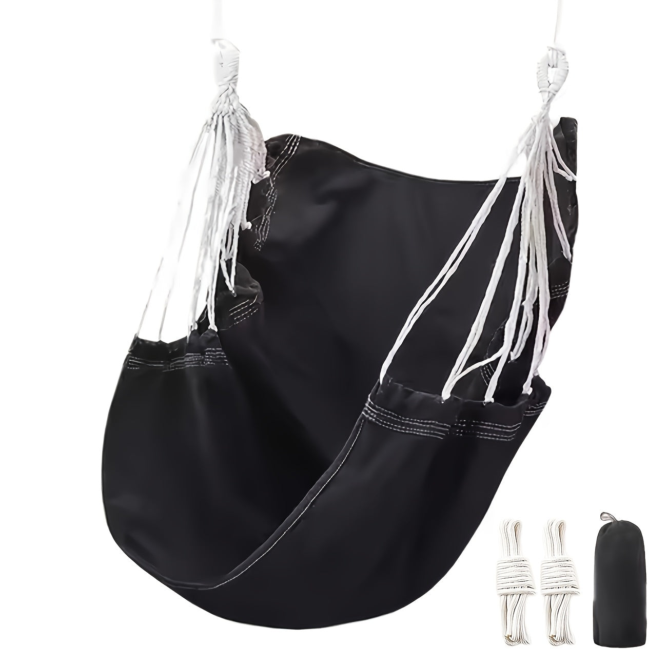 [Portable Outdoor Hammock] Portable Outdoor Hammock, Hanging Chair, With Hanging Chair, Sturdy Fabric Hanging Chair, Comfortable And Durable Hanging Chair, Very Suitable For Outdoor, Yard, And Courtyard (Without Pillow)