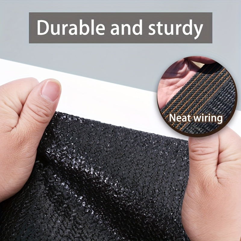 Outdoor Shade Net - Brown/Black, UV Protection, 91-100% Shading Rate, Durable Sun Shade, Ideal for Travel, Picnics, and Pools - Available in Multiple Sizes