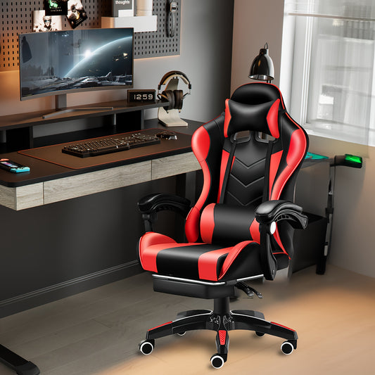Gaming Chair, Adult Gamer Chair Ergonomic Computer Chair for Teens, Racing Style PC Office Chair with Lumbar Support