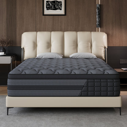 [Gel Memory Foam Mattress] Luxury Mattress 8" 10" 12" 14" Twin Full Queen King Size Gel Memory Foam Pocket Spring Hydird Mattress In A Box Medium Firm