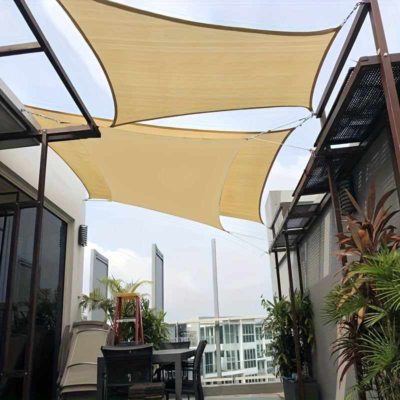 1pc Multi-Purpose Sunshade Net, Sunshade Cloth Net, Encrypted And Thickened Net, Home Balcony Sunshade Net, Thermal Insulation Net, Agricultural Greenhouse Vegetable Sunshade Net, Balcony Privacy Net (90% Sunshade Rate)