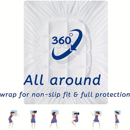 8-24 Inch Mattress Topper with Multiple Color Options, Portable Bed Topper detail image - detail view 11