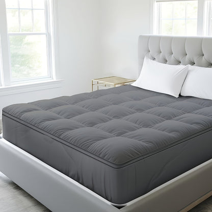8-24 Inch Mattress Topper with Multiple Color Options, Portable Bed Topper detail image - detail view 3