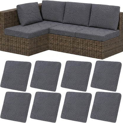 Outdoor Cushion Cover shown in the Dark Gray, 8PCS option