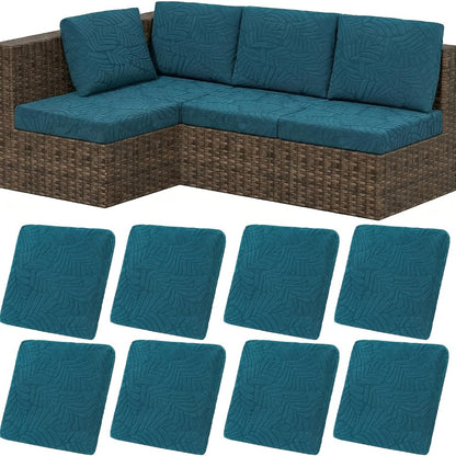 8-Piece Set Outdoor Cushion Cover with Waterproof Protection and Washable Cover for Patio detail image - detail view 24