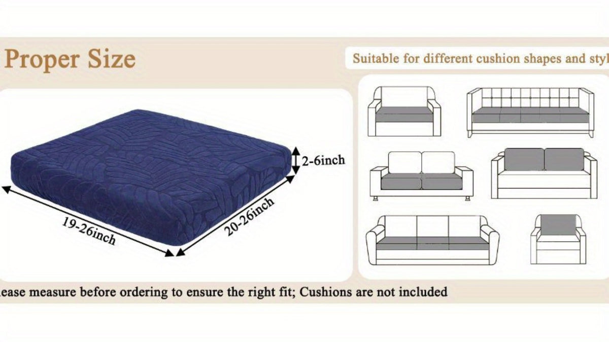 8-Piece Set Outdoor Cushion Cover with Waterproof Protection and Washable Cover for Patio detail image - detail view 30
