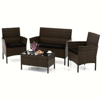 4PCS Mix Brown+Black