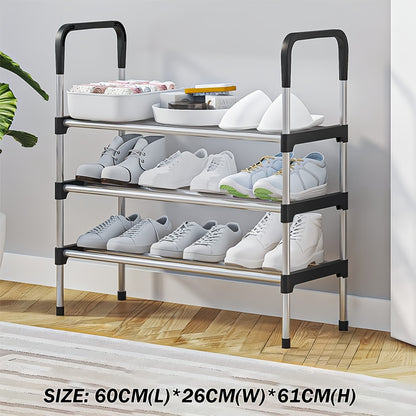 6/8/10/3 Tier Shoe Organizer with Nonwoven Fabric Cover Shoe Cabinet, Easy to Assemble, Portable Shoe Cabinet, Shoe Storage Shelf for 27-35 Pairs Of Shoes, Suitable for Various Scenes Such As Entryway, Suitable for Sneakers, High Heels, And Boots