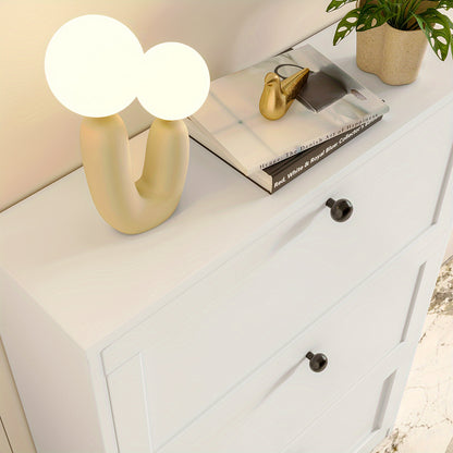 Shoe Cabinet with 3 Flip Drawers & Adjustable Shelf, Narrow Shoe Storage Cabinet for Entryway, Freestanding Hidden Shoe Organizer