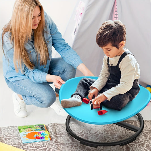 Swivel Chair for Autistic Children, Sensory Chair for Autistic Children 360 Degree Swivel Ergonomically Designed to Train Body Coordination, No Assembly Required, Non-Slip Designed Sensory Swivel Chair for Children, Easter Gift