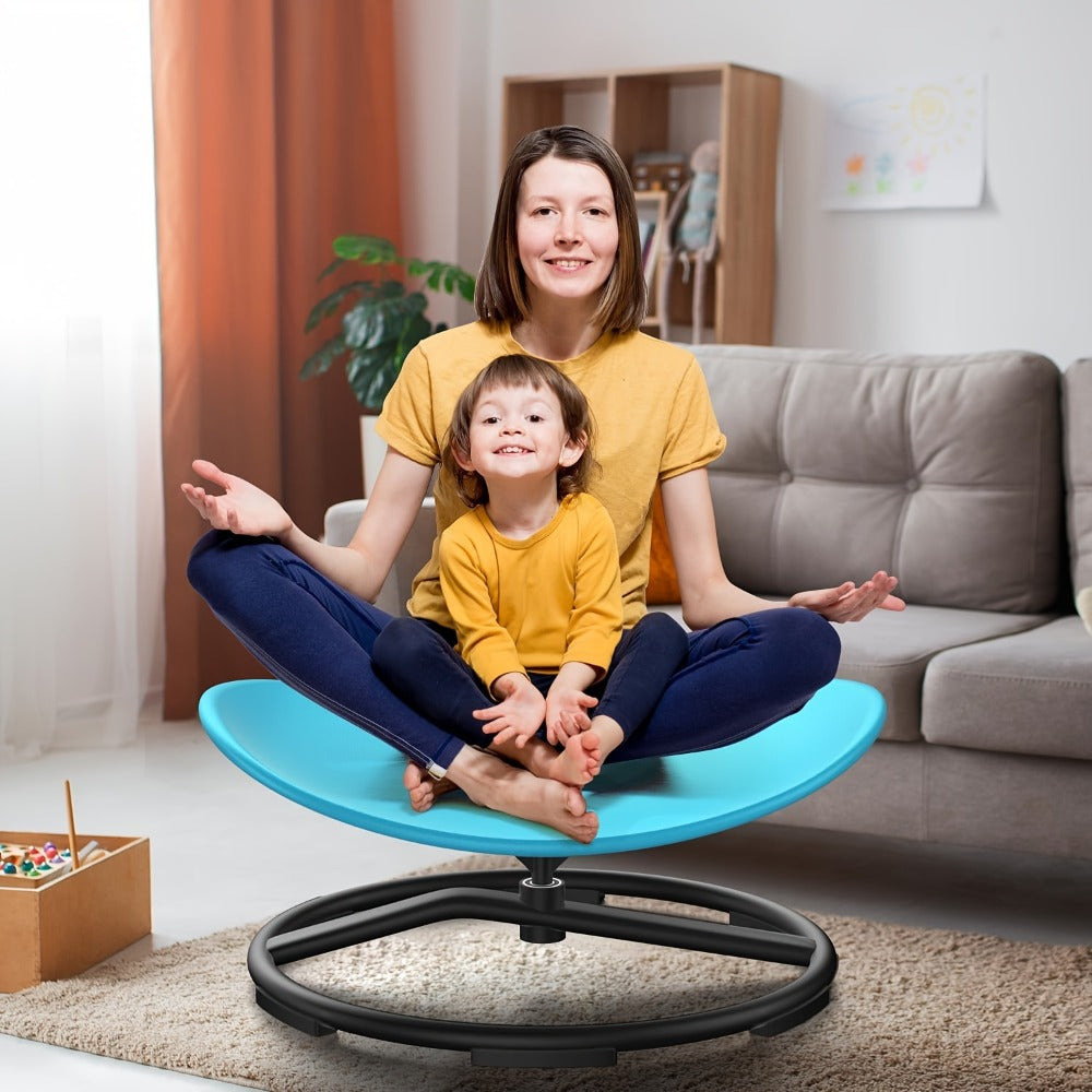 Swivel Chair for Autistic Children, Sensory Chair for Autistic Children 360 Degree Swivel Ergonomically Designed to Train Body Coordination, No Assembly Required, Non-Slip Designed Sensory Swivel Chair for Children, Easter Gift