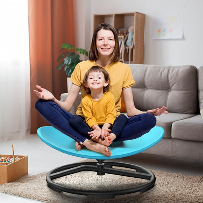 Swivel Chair for Autistic Children, Sensory Chair for Autistic Children 360 Degree Swivel Ergonomically Designed to Train Body Coordination, No Assembly Required, Non-Slip Designed Sensory Swivel Chair for Children, Easter Gift
