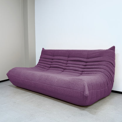 Floor Sofa Chair with Ergonomic Back Support, Modular Lazy Sofa for Living Room Bedroom Office, Button Tufted Low Profile Couch in Single 2-Seater 3-Seater, 20 Colors No Assembly Required