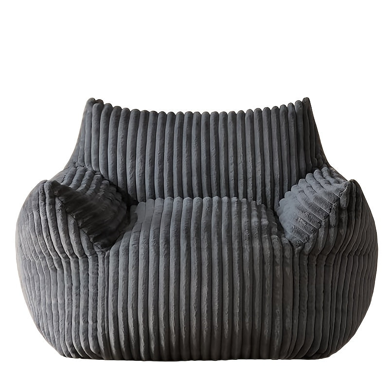Modern Extra-Large Adult Bean Bag Chair with Footrest, Ergonomic Design, New Fat Cat-Shaped Sofa, Removable And Washable Sofa Cover, Perfect for Leisure, Reading Or Gaming, Suitable for Living Rooms, Bedrooms, Dormitories, Apartments, And Offices