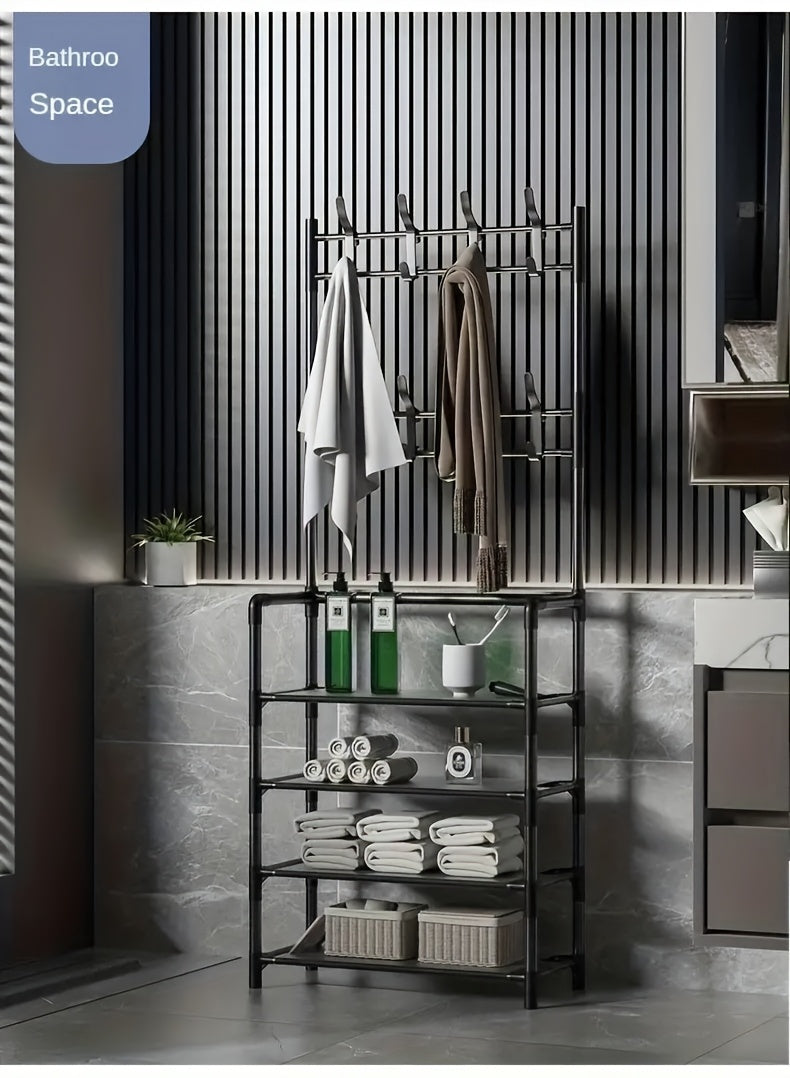 1pc Utility Racks, Entrance Rack, Home Organizer for Organizing Shoes And Hats - The Ideal Choice for Organizing Homes, Living Rooms, And Dormitories, Suitable for Living Rooms, Bedrooms, Lobbies, And Bathrooms, Each Item Comes with 10 Shoe Bags