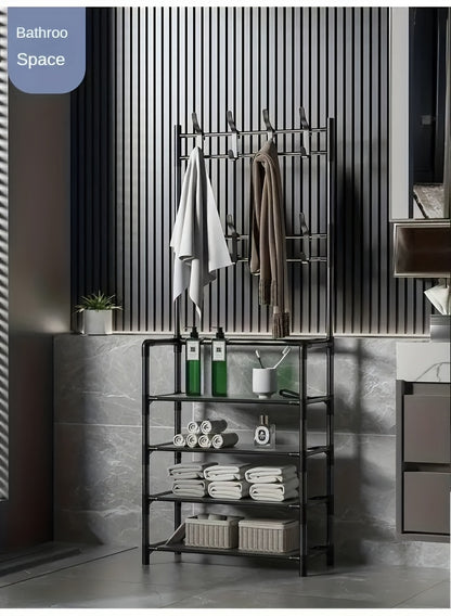 1pc Utility Racks, Entrance Rack, Home Organizer for Organizing Shoes And Hats - The Ideal Choice for Organizing Homes, Living Rooms, And Dormitories, Suitable for Living Rooms, Bedrooms, Lobbies, And Bathrooms, Each Item Comes with 10 Shoe Bags