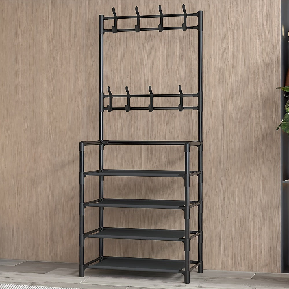 1pc Utility Racks, Entrance Rack, Home Organizer for Organizing Shoes And Hats - The Ideal Choice for Organizing Homes, Living Rooms, And Dormitories, Suitable for Living Rooms, Bedrooms, Lobbies, And Bathrooms, Each Item Comes with 10 Shoe Bags