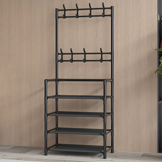 1pc Utility Racks, Entrance Rack, Home Organizer for Organizing Shoes And Hats - The Ideal Choice for Organizing Homes, Living Rooms, And Dormitories, Suitable for Living Rooms, Bedrooms, Lobbies, And Bathrooms, Each Item Comes with 10 Shoe Bags