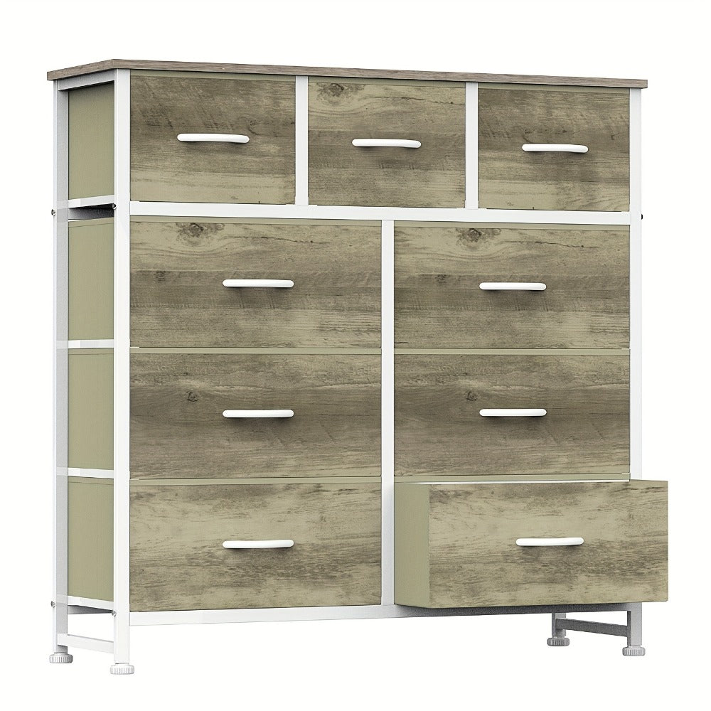 9-Drawer Tall Dresser with Multiple Color Options for Bedroom detail image - detail view 5