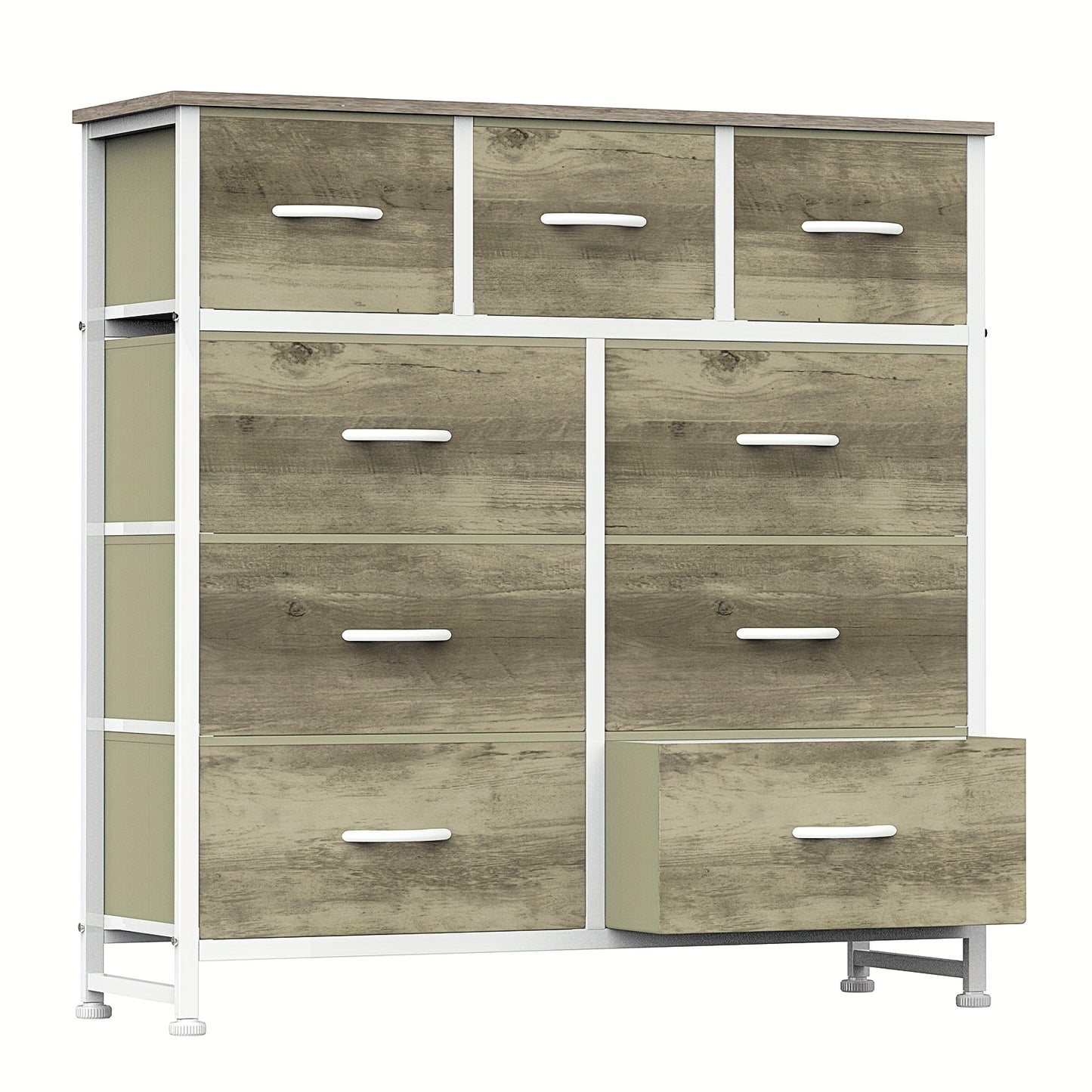 Dresser shown in the Oak, 9 Drawer Dresser option