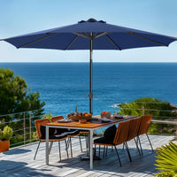 【Dark Blue Patio Umbrella】