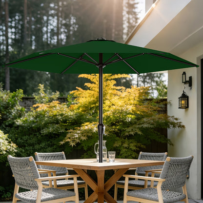 9-Foot Patio Umbrella with Easy Crank, Outdoor Table Umbrella detail image - detail view 15