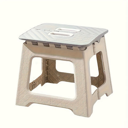 9-Inch Foldable Step Stool with Carry Handle and Non-Slip Base for Bedroom detail image - detail view 3