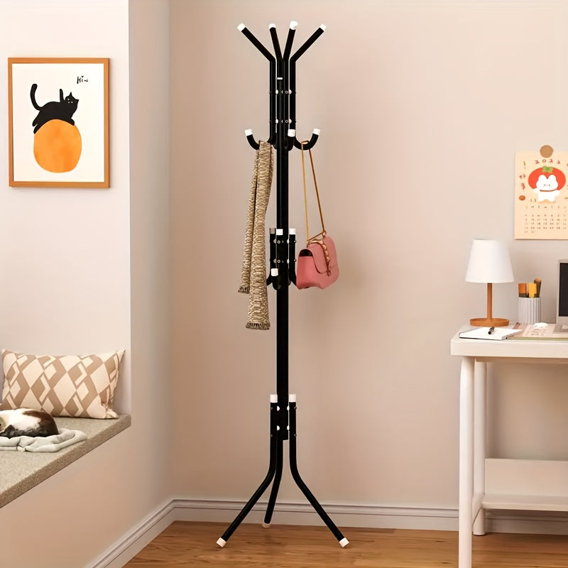 Coat Rack shown in the Black option