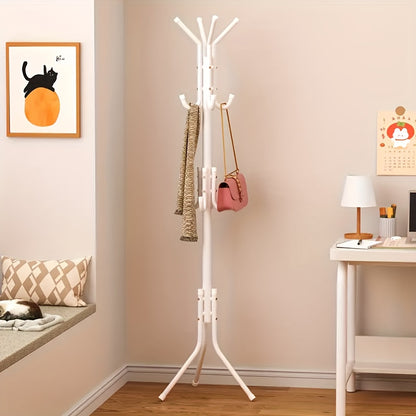 Coat Rack shown in the White option