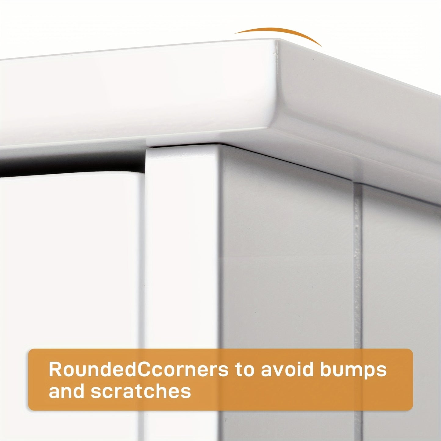 Concise 4 Drawers Storage Cabinet, Storage Drawer Unit, Space-Saving for Daily Organization, White