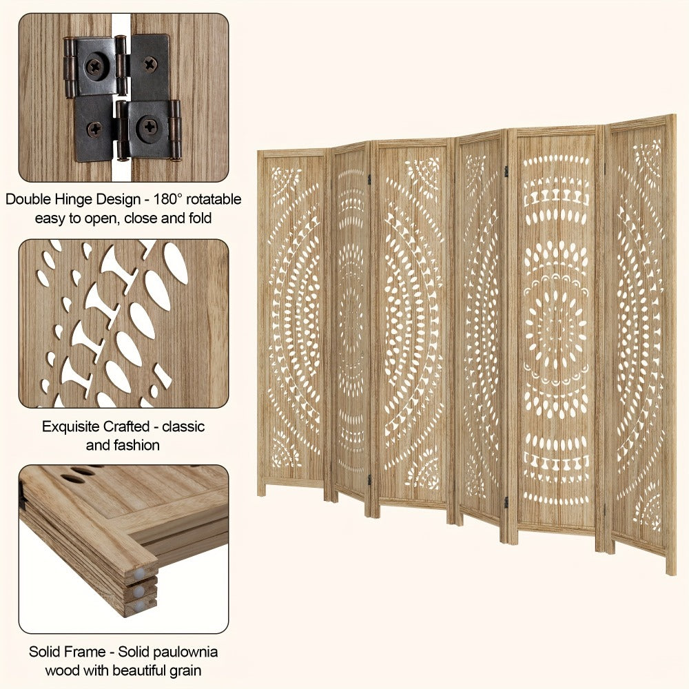 94.5-Inch Tall Room Divider with Added Privacy for Privacy and Space Definition