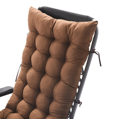 2-Pack Memory Foam Chaise Lounge Cushion Replacement Thickened Padded Recliner Chair Sofa Pad with Ties 49 or 61 Inch 6 Colors