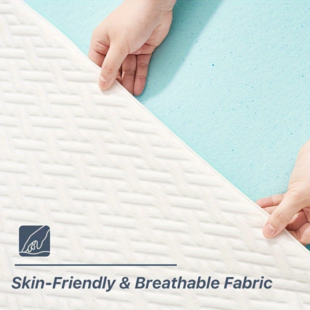 Gel Memory Foam Mattress Topper 3 Inch | Cooling Gel-Infused, Soft & Breathable, Twin XL Full Queen King Cal King – Better Sleep Every Night