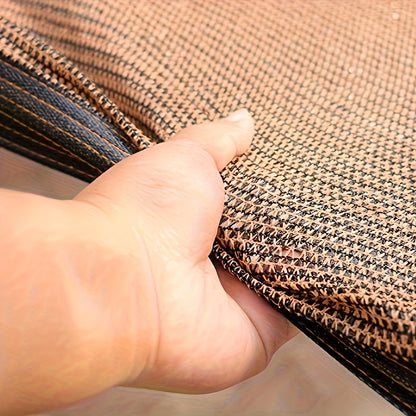 Outdoor Pergola Shading Net - Brown HDPE Design, 90 Shading - Send Lanyard When You Shoot, Suitable for Gardens, Greenhouses, Agricultural Shading, UV Protection, Windproof And Durable, Easy to Create Balcony Privacy Net, Fence Shielding Protection!