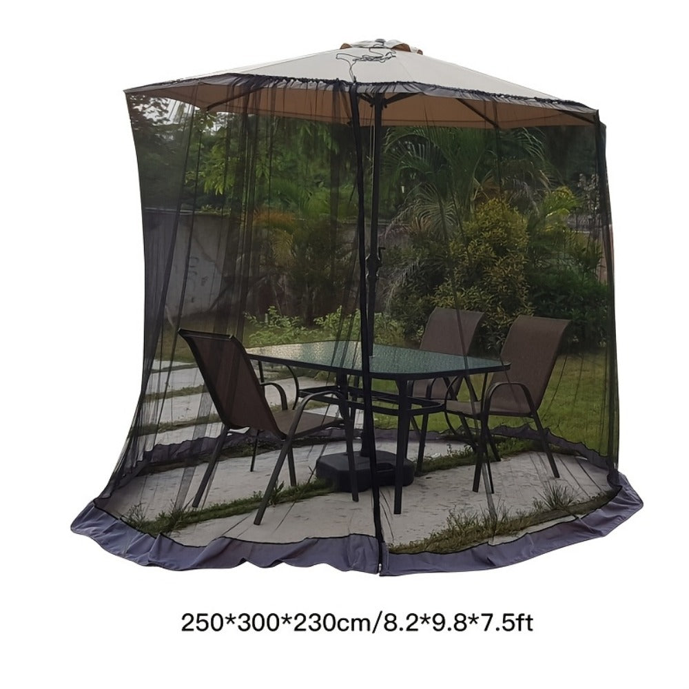 98-118 Inch Patio Umbrella Mosquito Net for Outdoor Shade and Protection detail image - detail view 4