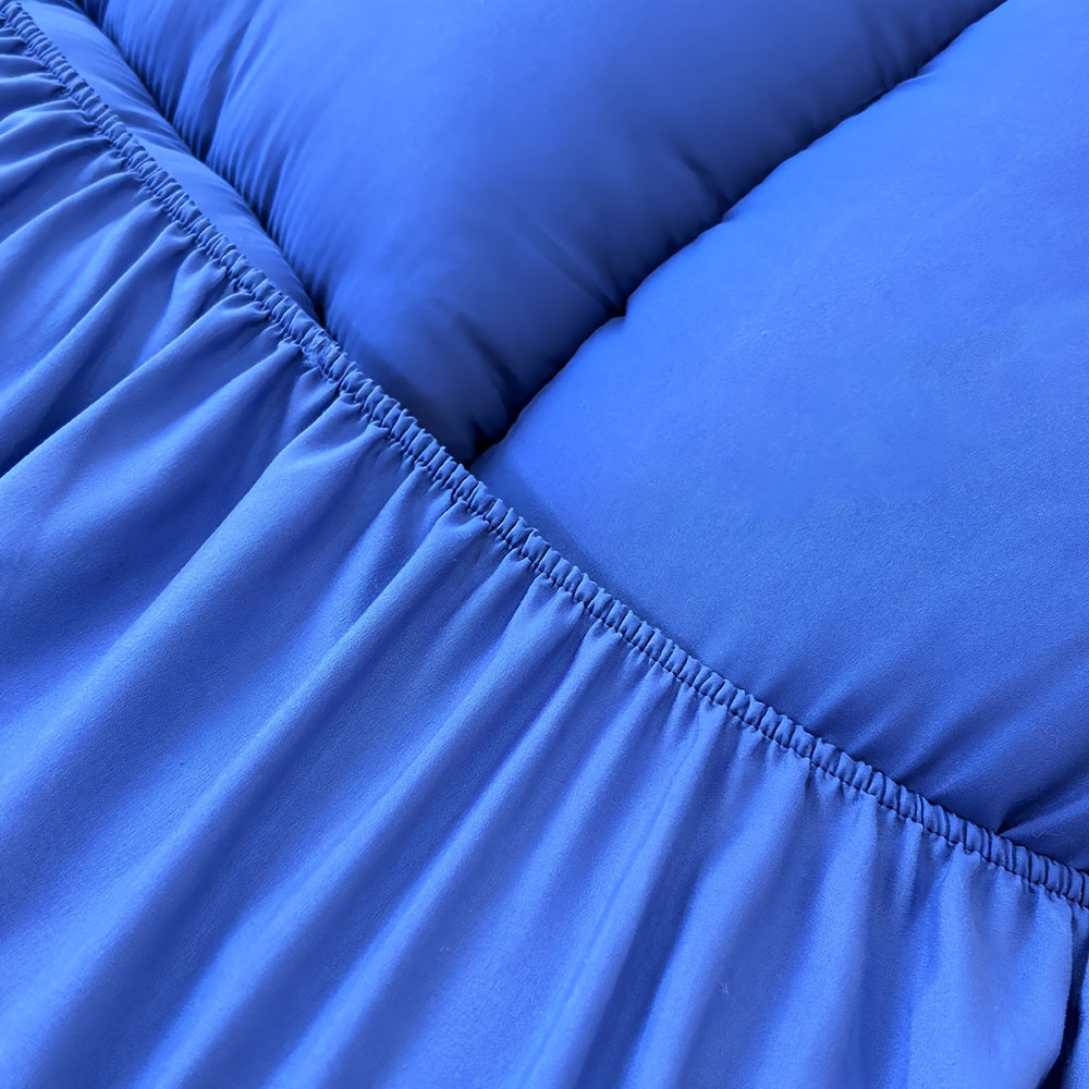 Fitted Mattress Cover, Single Deep Pocket, Non-slip Design, Comfortable And Breathable, Spill-proof And Stain-resistant, Machine Washable, Suitable for Bedrooms, Student Dormitories, Ideal for People Of All Ages