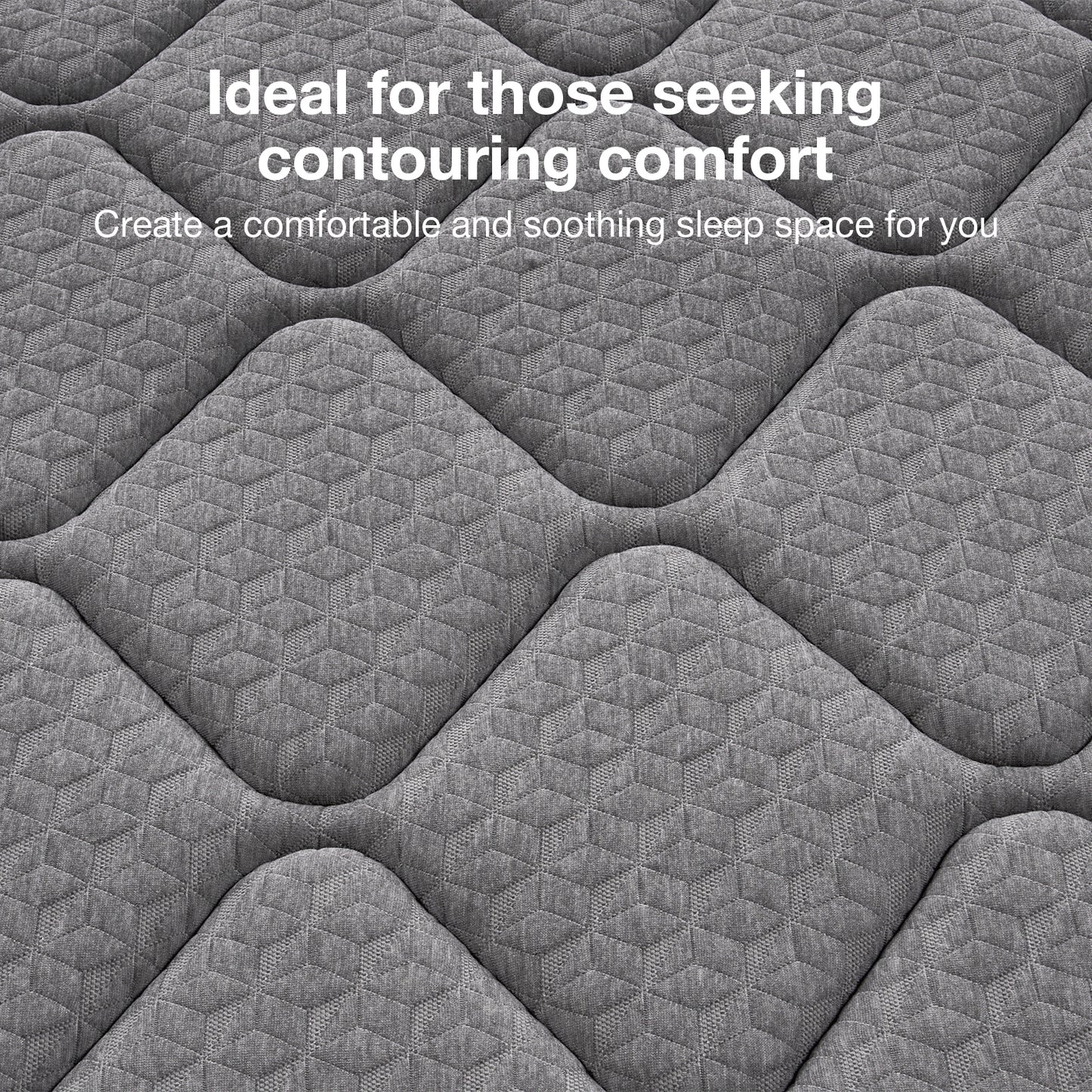 SweetNight 6/8/10/12/14 inch Memory Foam Hybrid Mattress With Pocket Springs, Twin Xl, Full, Queen, King, Sizes In A Box, Medium Firm, Mattresses For Support Comfort, Fiberglass-Free