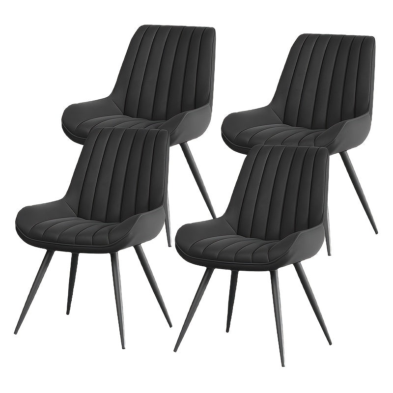 Modern Dining Chairs Set Of 2/4! Comfy Dining Room Chairs Reception Chair with Thick Cushions, Upholstered Fabric Kitchen Side Chairs with Metal Legs Suitable for Office Bar Kitchen Dining Room