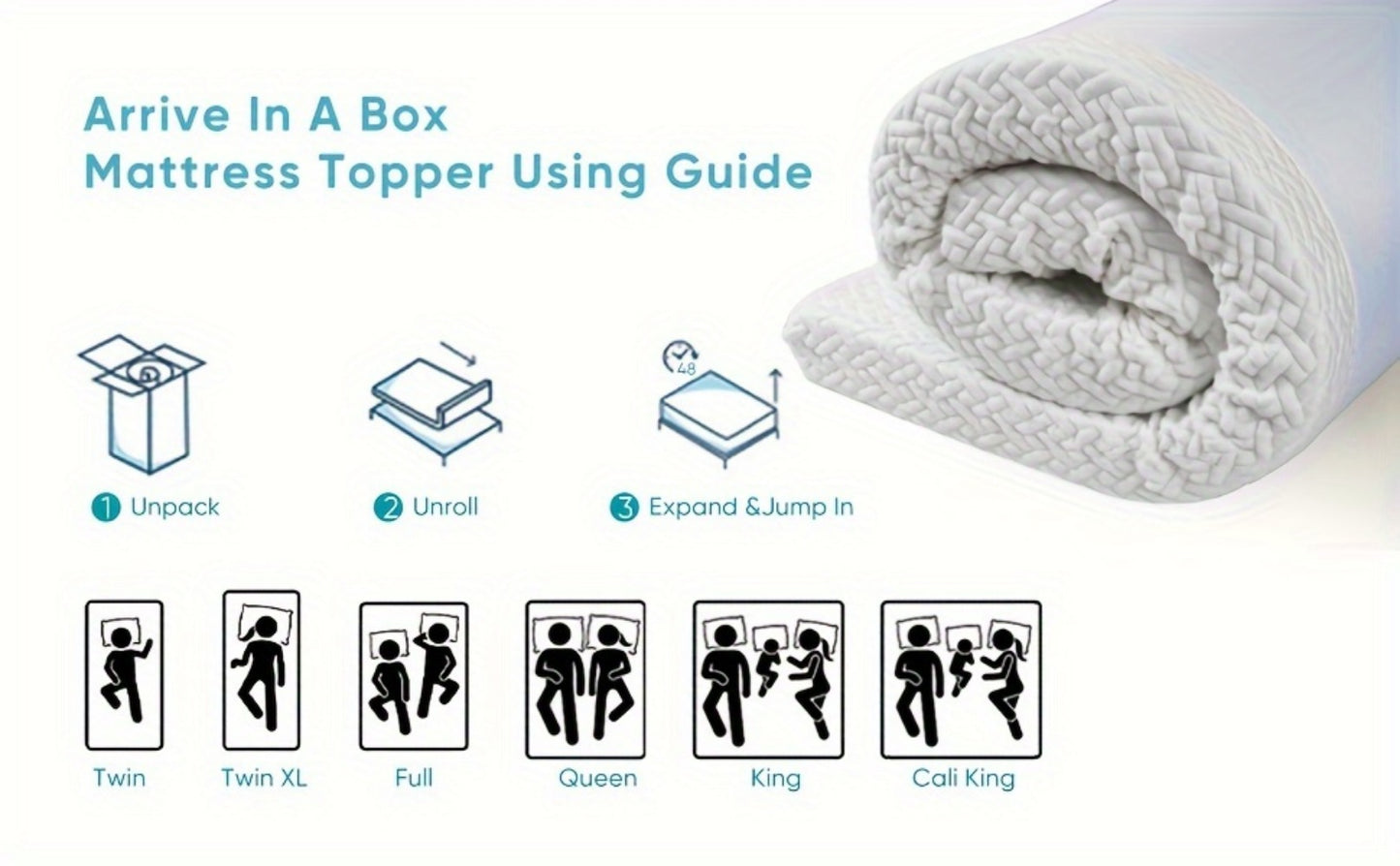 Gel Memory Foam Mattress Topper 3 Inch | Cooling Gel-Infused, Soft & Breathable, Twin XL Full Queen King Cal King – Better Sleep Every Night
