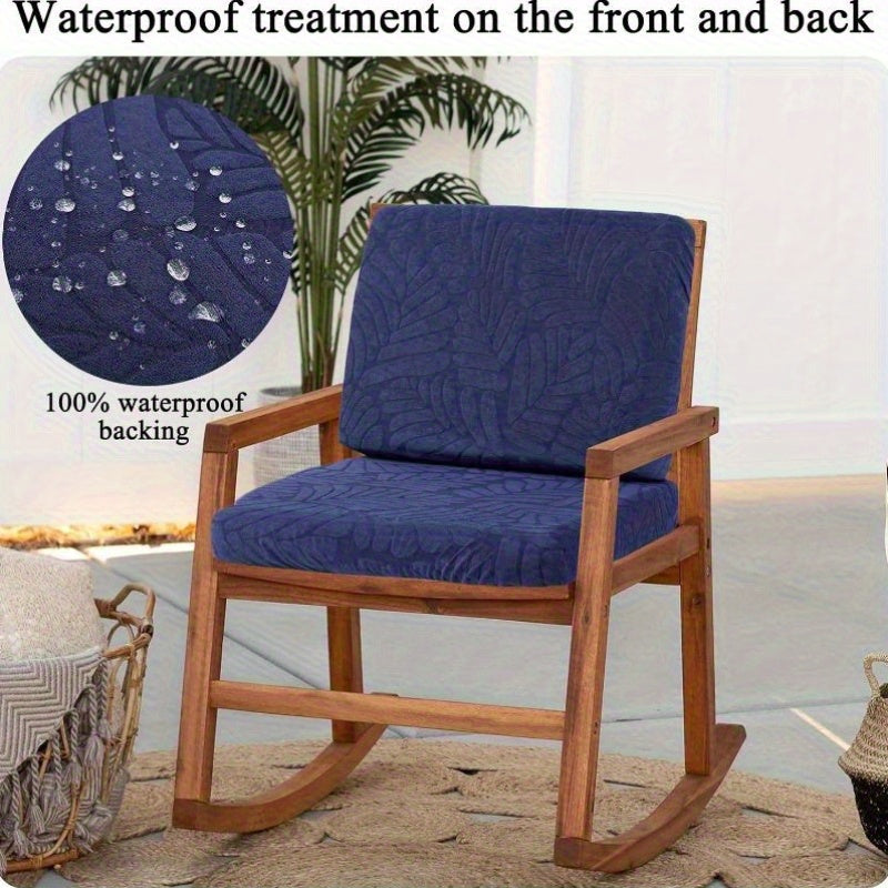[Waterproof Cushion Covers] Outdoor Patio Cushion Covers Set of 8/10 Waterproof Stretch Seat Cushion Cover for Patio Furniture Outdoor Sofa Cushion Cover Replacement Couch Slipcovers Chair Seat Cover